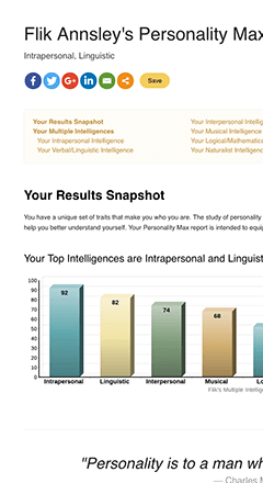 multiple intelligences test