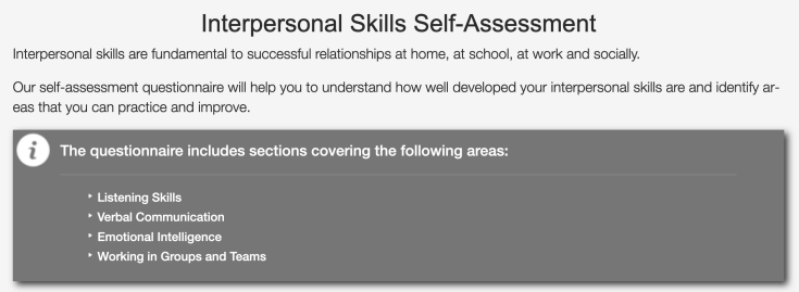 Interpersonal Skills Test