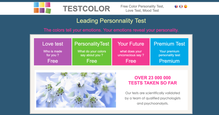Love and Personality Color Test