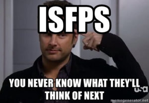 ISFP Unpredictable Personality