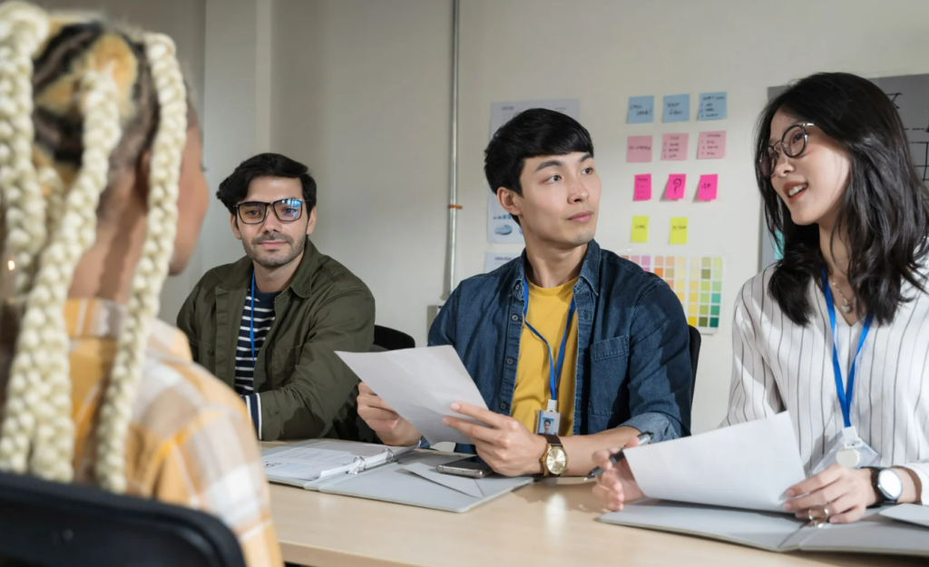 international students on internship abroad