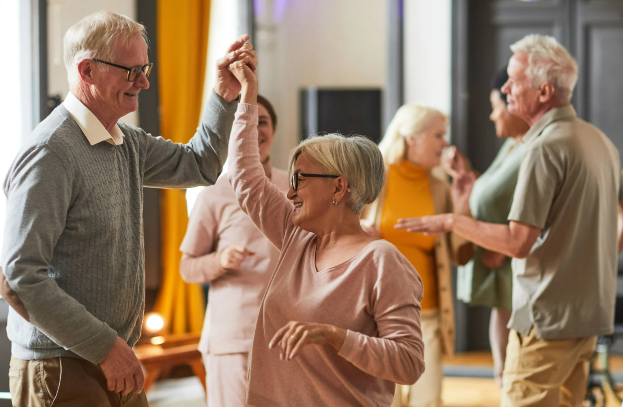 Seniors in Retirement Living Facility