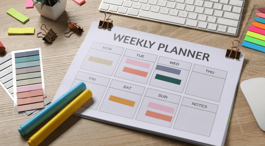 weekly plan for INTJ
